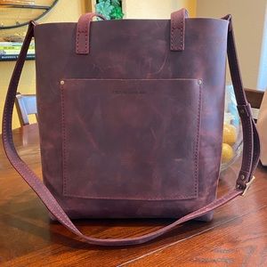 New Portland Leather Goods Full Crossbody Tote